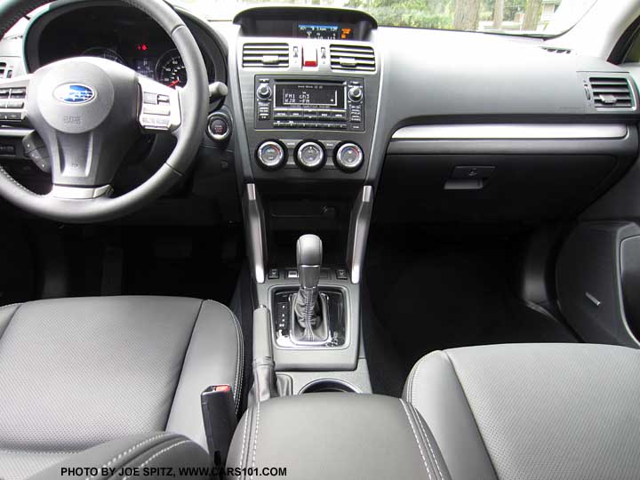 2015 Forester Touring interior, 2.0XT model shown