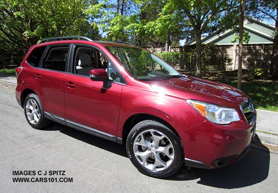 2015 Forester Touring with the new high luster 18" alloy and lower rocker panel chrome strip