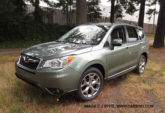 2015 Subaru Forester 2.5 Touring, jasmine green color