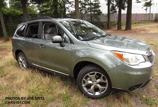 2015 Subaru Forester 2.5 Touring, jasmine green color