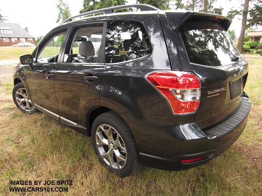 rear view 2015 dark gray Forester 2.5 Touring