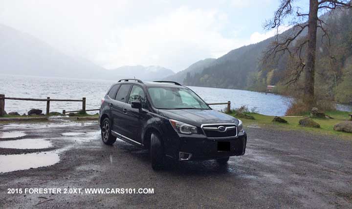 2015 Subaru Forester 2.0XT Touring at the lake