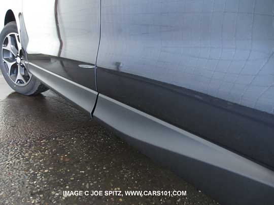 close-up of the 2015 XForester 2.0XT Premium rocker panel