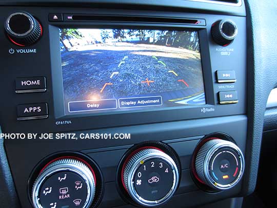 NEW 2016 Subaru Forester 6.2" audio system with rear view backup camera display on 2.5i base models