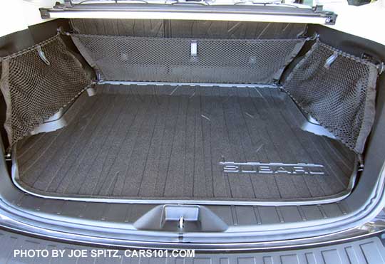 2016 Subaru Forester optional rear seatback and two side cargo nets