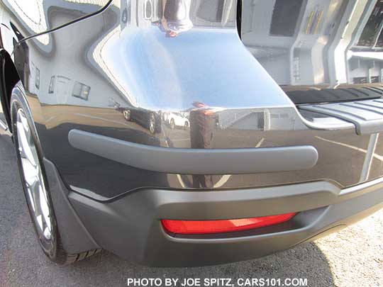 2016 Subaru Forester optional rear corner moldings. They're dealer installed only. Driver/left rear corner shown