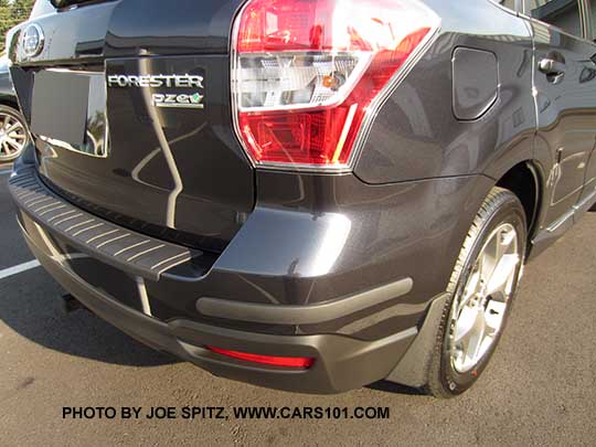 2016 Subaru Forester optional rear corner moldings. They're dealer installed only. Right rear corner shown