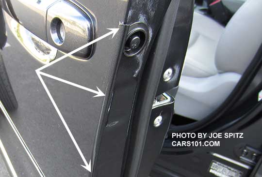 2016 Subaru Forester optional door edge guards