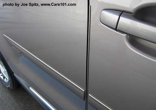 2016 burnished bronze Subaru Forester optional door edge guards