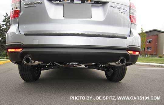 2016 Subaru Forester 2.0XT dual exhaust tips