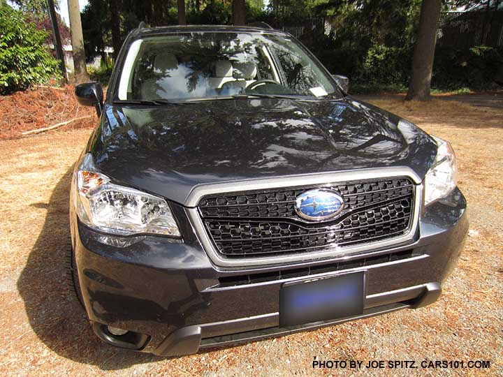 2016 Subaru Forester optional front Sport Grill, dark gray shown