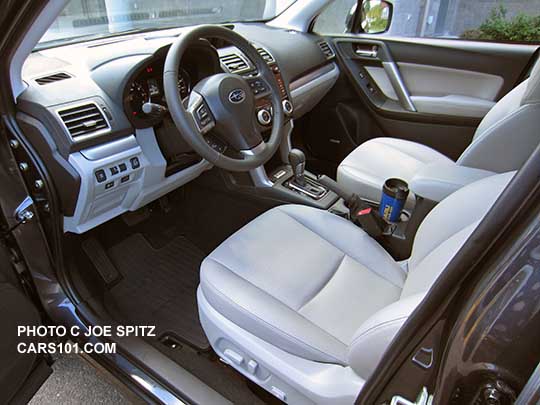 2016 Subaru Forester Touring interior- black shift surround