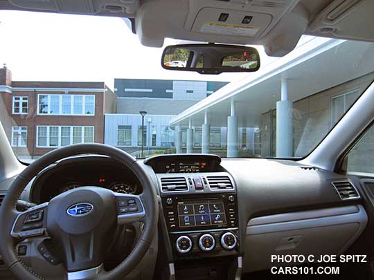 2016 Subaru Forester interior with eyesight