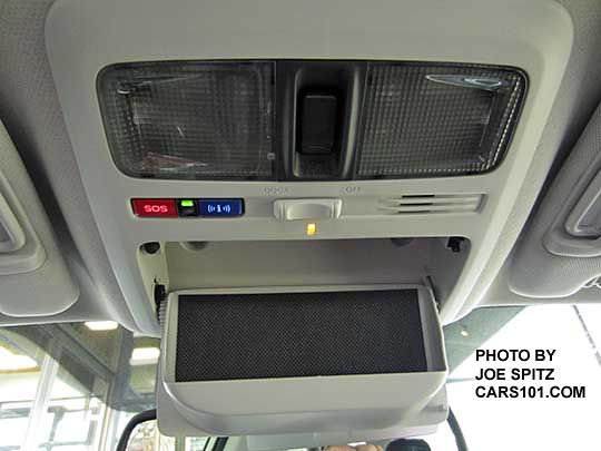 2016 Subaru Forester Premium, Limited, Touring overhead console with Starlink and sunglass holder