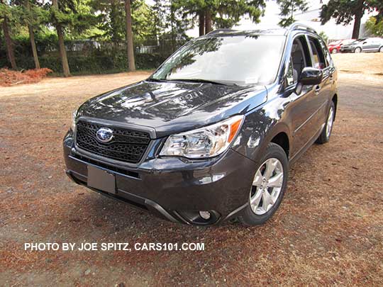 2016 Subaru Forester with optional front sport grill. Dark gray color shown