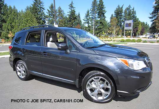 2016 Forester 2.5 Touring, dark gray color shown, side view