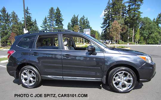 2016 Forester 2.5 Touring, dark gray color shown