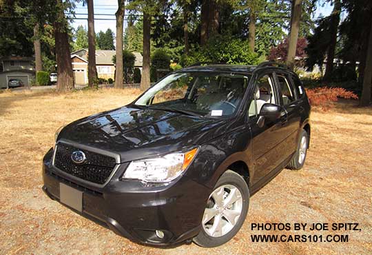 2016 Subaru Forester with optional front sport grill. Dark gray color shown