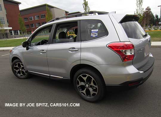 2016 Forester 2.0XT turbo with 18" machines alloy wheels, chromer rocker panel strip