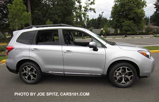 side view 2016 Forester ice silver 2.0XT turbo
