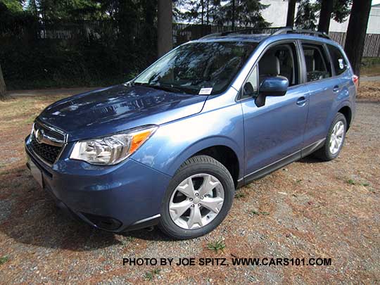 2016 Subaru Forester Premium, quartz blue shown