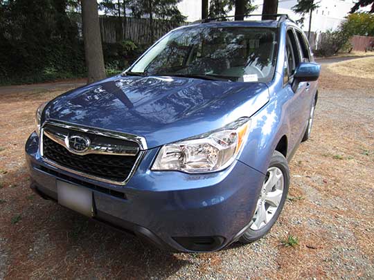 2016 Forester Premium front grill, headlight with sillver surround
