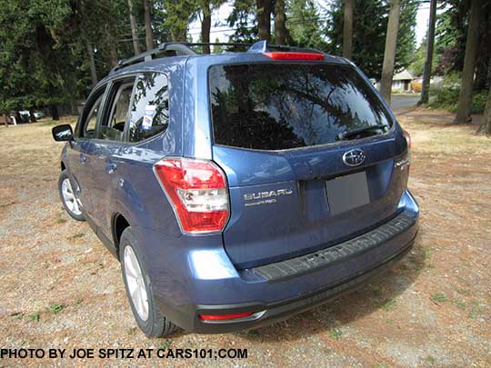 2016 Forester Premium, quartz blue, rear bumper cover