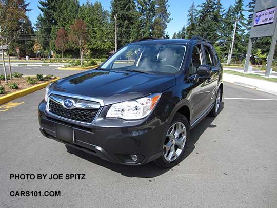 2016 Subaru forester 2.5 Touring, 18" alloys, lower chrome trim strip. If you look, you can see this one has optional Eyesight cameras