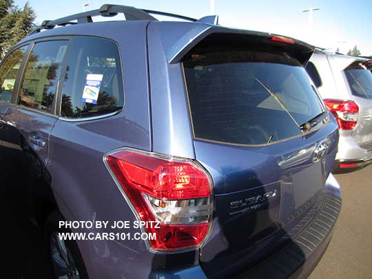 2016 Forester Limited/Touring model rear tailgate with rear spoiler