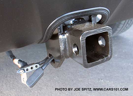 2016 Subaru Forester optional trailer hitch- 1.25" receiver. Includes insert and 4 pin wired connector