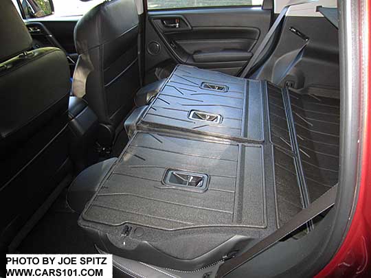 2018 and 2017 Subaru
                  Forester optional rear seatback protector