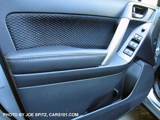 2017 Subaru Forester 2.5i base model inner door panel with black door handle