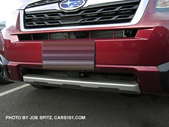 2017 Subaru Forester optional front underspoiler