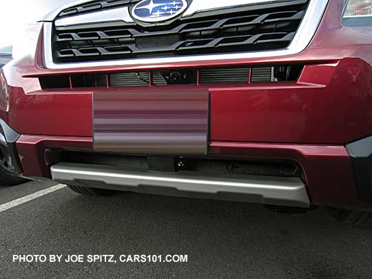 2018 and 2017 Subaru Forester optional front
                  underspoiler