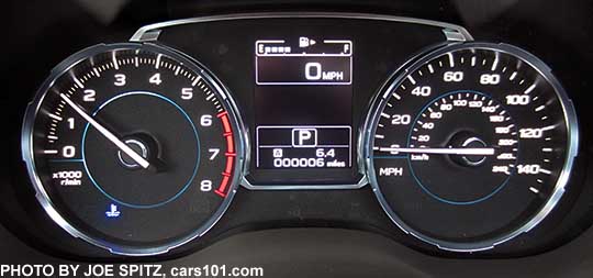 2017 Subaru Forester Limited dashboard gauges