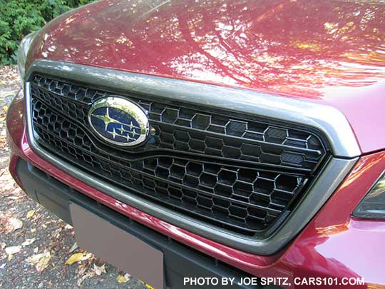 closeup of the 2017 Subaru Forester optional Sport Grill