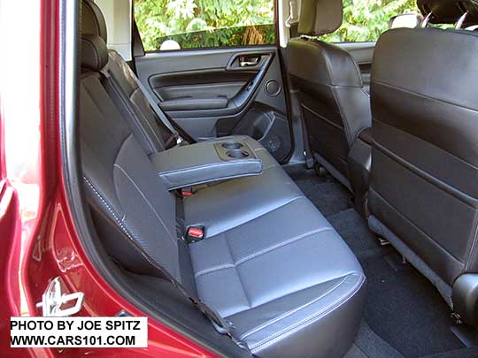 2018 and 2017 Subaru Forester interior