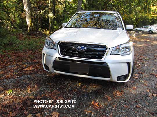 front view 2017 Subaru Forester 2.0XT Premium, crystal white color