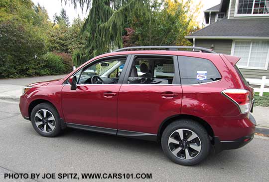 2017 Subaru Forester Limited, venetian red color