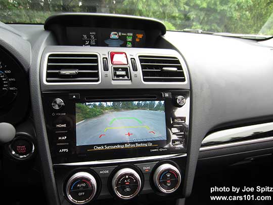 2018 Subaru Forester 2.5 Premium Black Edition 7" audio screen, with gloss black dash trim.