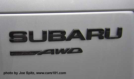 2018 Subaru Forester 2.5 Premium CVT Black Edition black rear badging