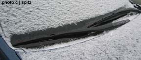 front wiper de-icer