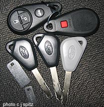 2008 Impreza keys