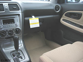 2006 Impreza taupe interior