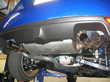 2008 STI with quad exhaust tips