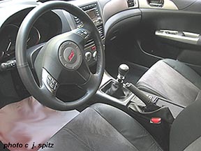 2008 STI interior