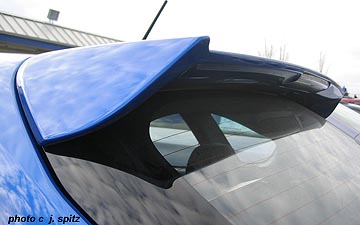 STI rear spoiler