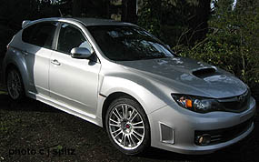 silver STI, 2008