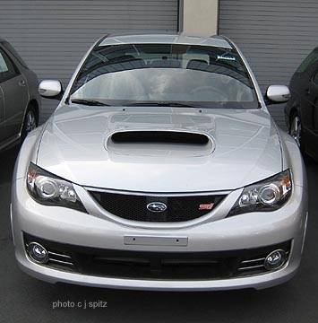 2009 Subaru Impreza WRX STI front, with optional fog lights