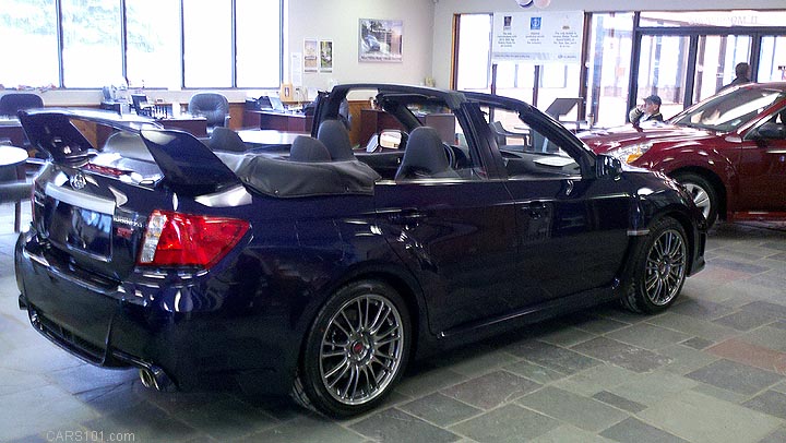 2011 STI convertible Plasma Blue Pearl shown